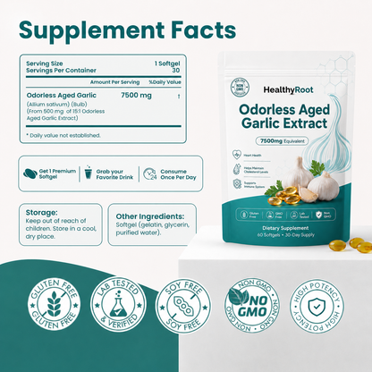 Aged Garlic | Odorless softgels